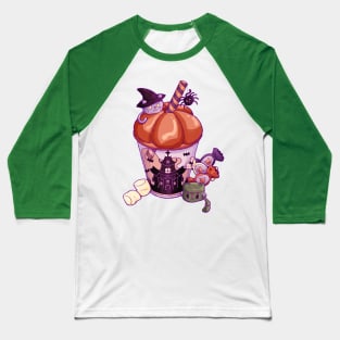 Halloween Spice Catpuccino Baseball T-Shirt